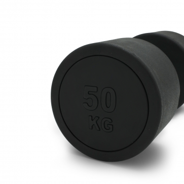 Гантель UNIX Fit PRO круглая обрезиненная 50 кг - 4